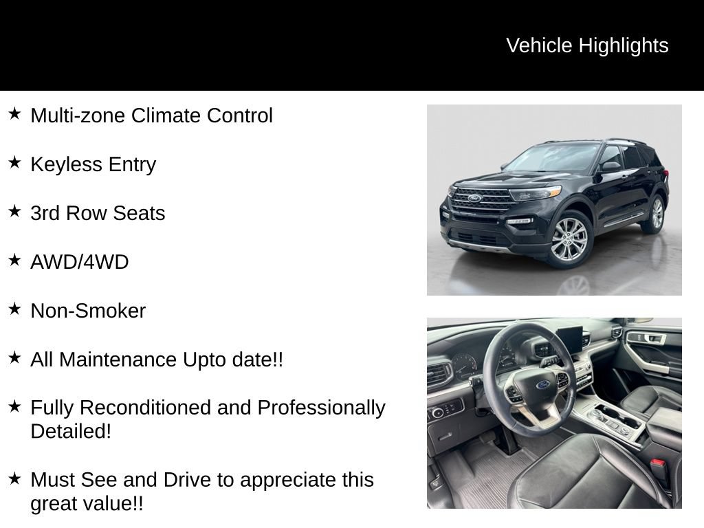 Certified 2023 Ford Explorer XLT w/ Equipment Group 202A AWD/4WD image 17