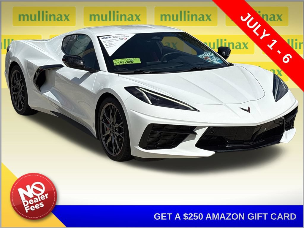 Used 2024 Chevrolet Corvette Stingray Preferred Cpe w/ Body-Color Dual Roof Package RWD image 1
