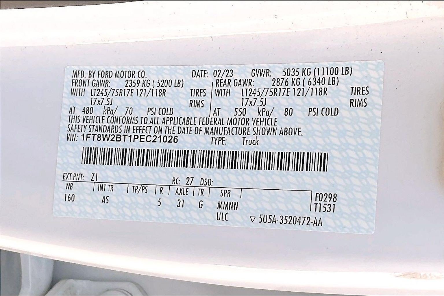 Certified 2023 Ford F250 XL AWD/4WD image 36