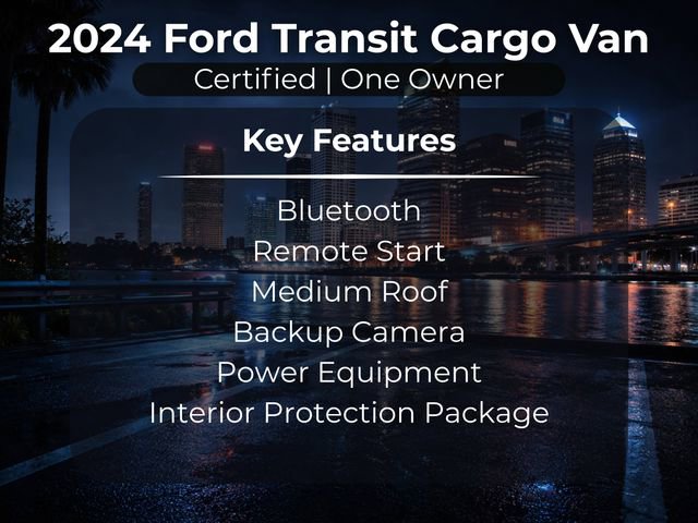 Certified 2024 Ford Transit 250 148 Medium Roof w/ Load Area Protection Package RWD image 13