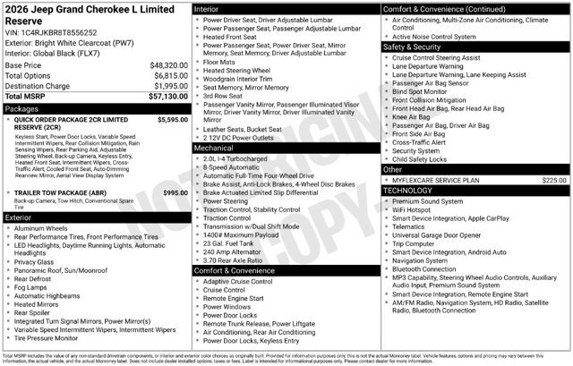 Used 2026 Jeep Grand Cherokee L Limited AWD/4WD image 29