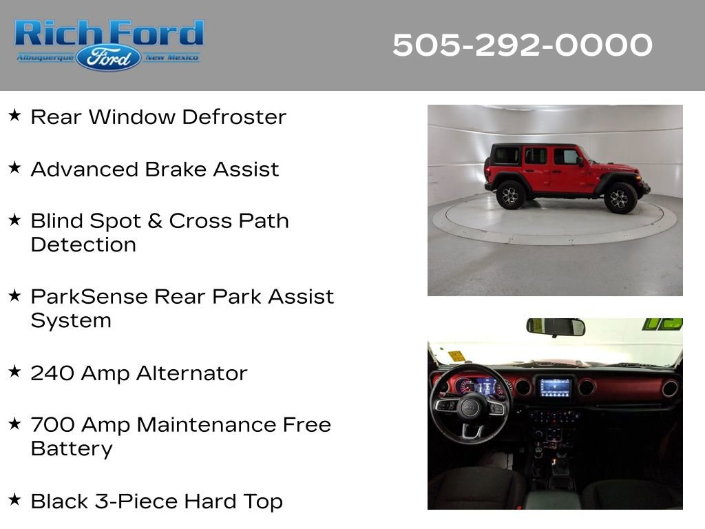 Used 2021 Jeep Wrangler Unlimited Rubicon w/ Safety Group image 31