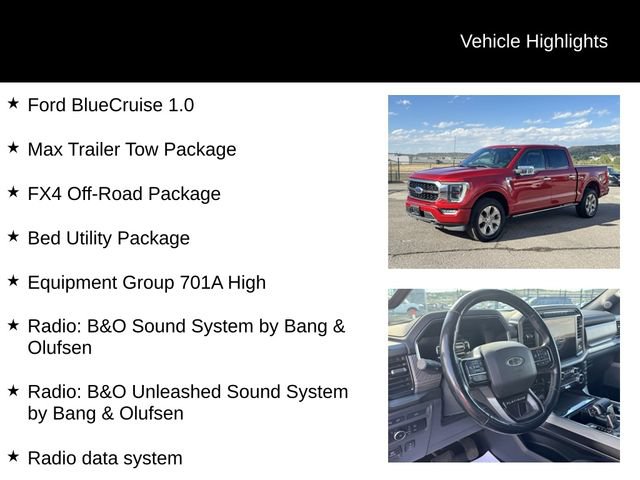 Certified 2023 Ford F150 Platinum w/ Equipment Group 701A High AWD/4WD image 8