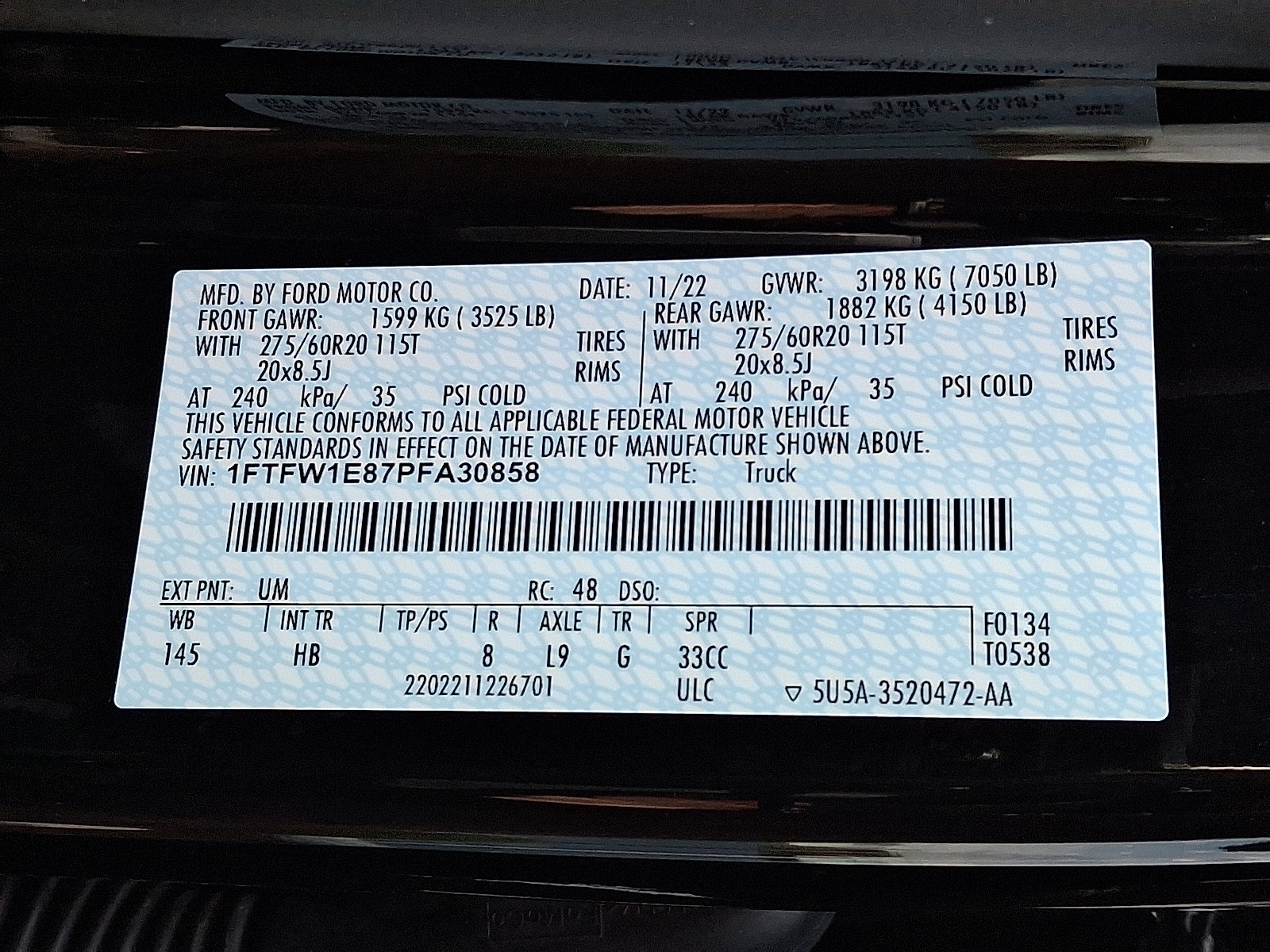 Certified 2023 Ford F150 Lariat w/ Equipment Group 502A High image 27