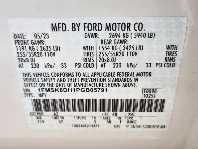 Certified 2023 Ford Explorer XLT w/ Equipment Group 202A AWD/4WD image 27