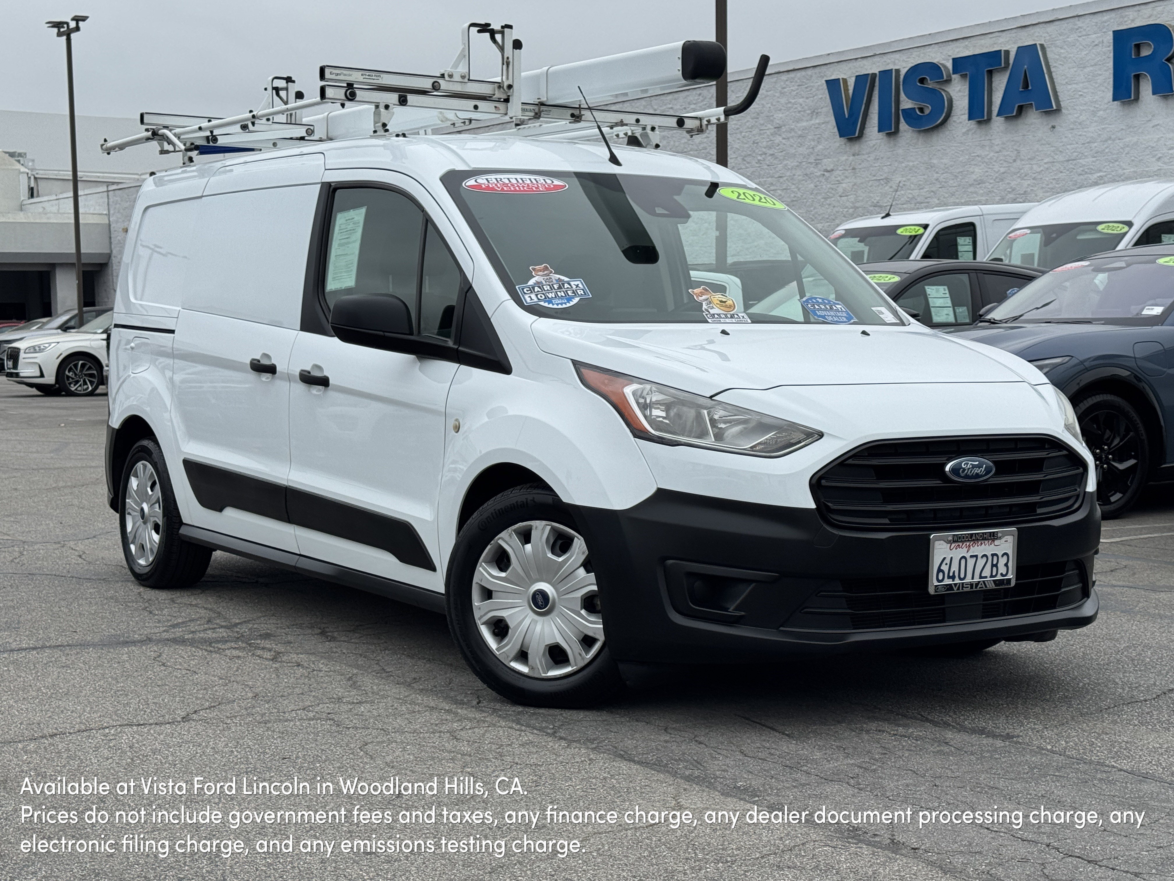 Certified 2020 Ford Transit Connect XL w/ CNG/LPG Engine Prep Package FWD image 1