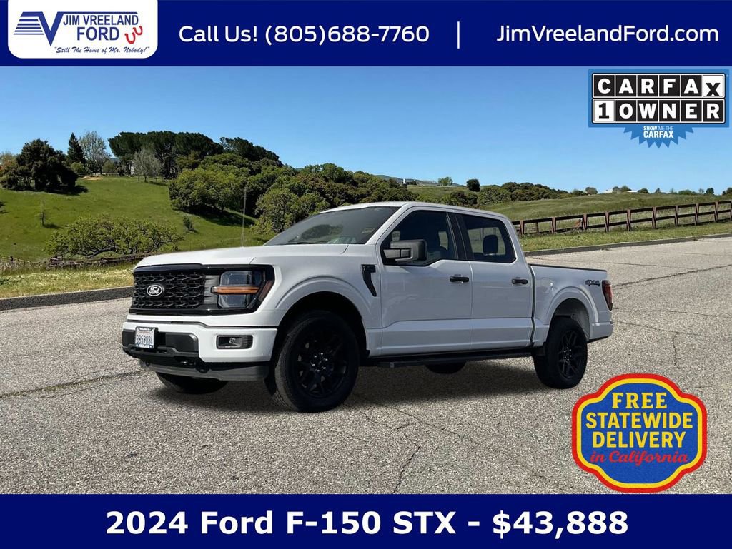 Certified 2024 Ford F150 STX w/ STX Black Appearance Package image 1