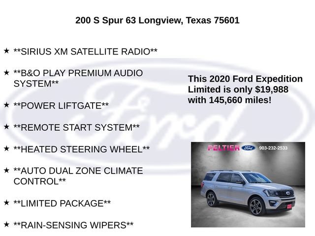 Certified 2020 Ford Expedition Limited w/ Equipment Group 303A RWD image 25