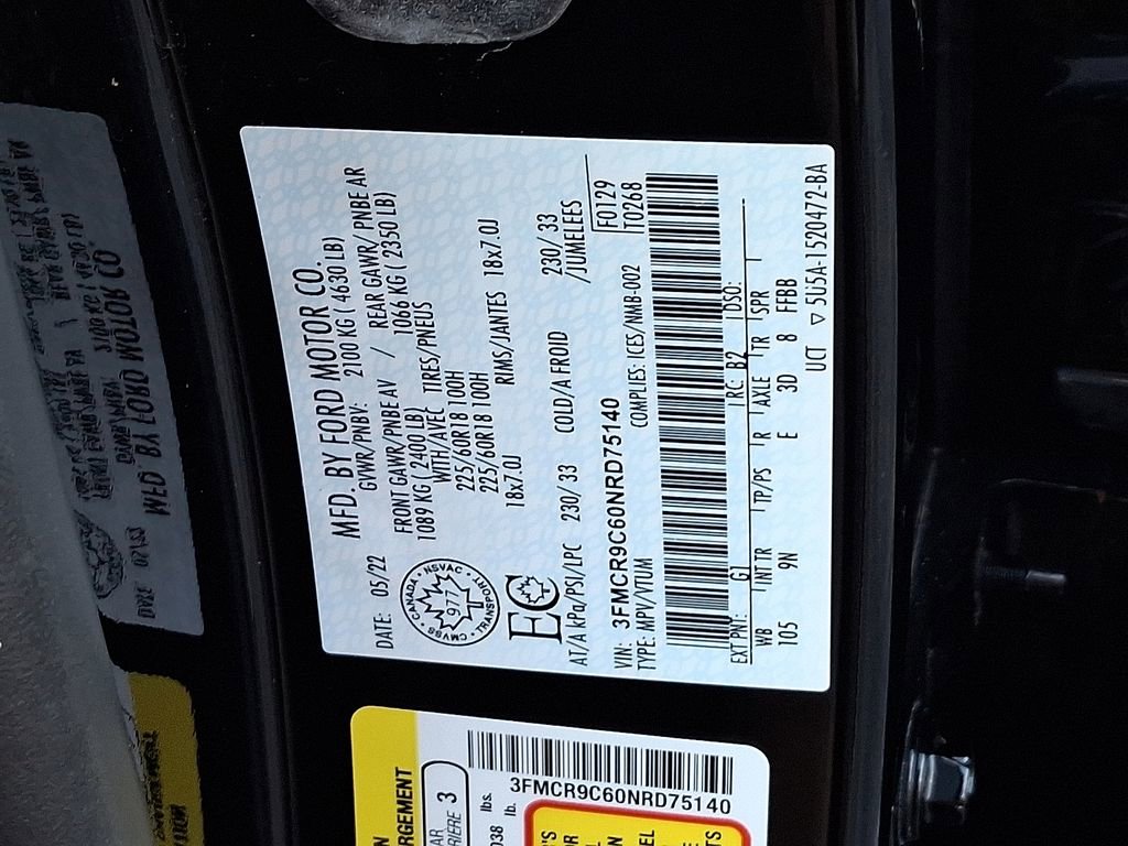 Certified 2022 Ford Bronco Sport Outer Banks image 26