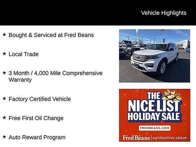 Certified 2021 Ford Explorer Limited w/ Equipment Group 301A image 7