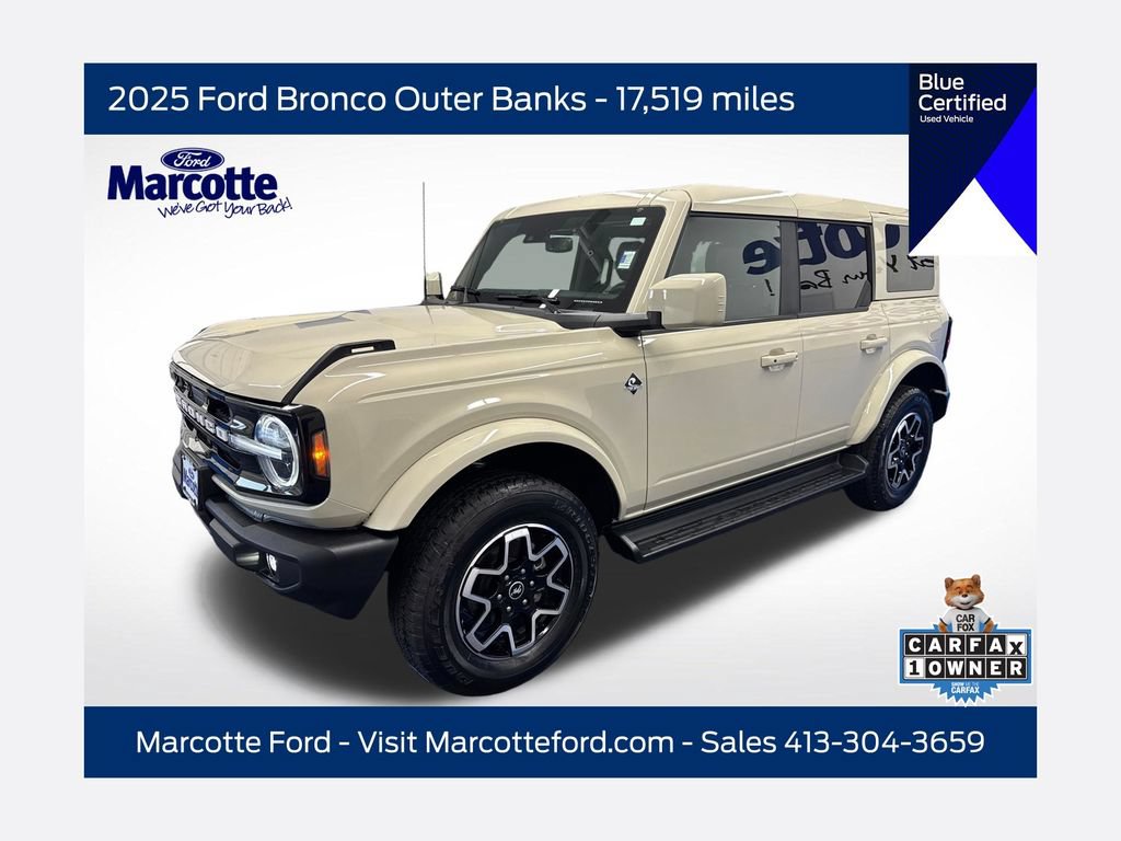 Certified 2025 Ford Bronco Outer Banks AWD/4WD 360° Tour