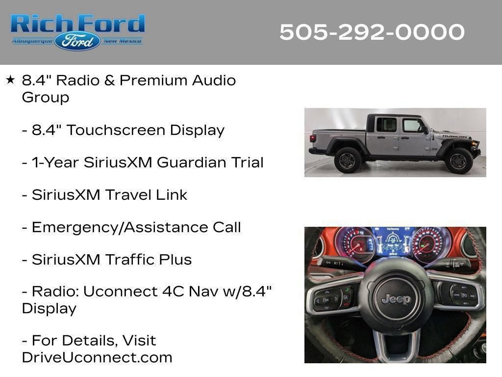 Used 2021 Jeep Gladiator Rubicon AWD/4WD image 54