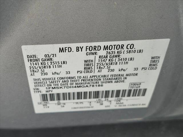 Certified 2021 Ford Explorer XLT w/ Equipment Group 202A RWD image 23