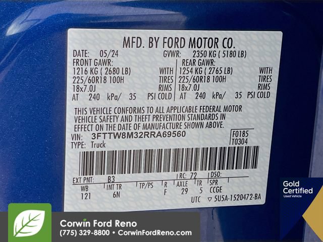 Certified 2024 Ford Maverick Lariat FWD image 35