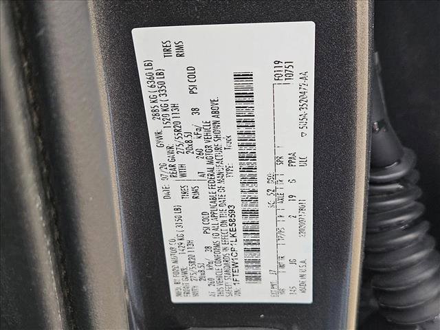 Certified 2020 Ford F150 XL w/ Equipment Group 101A Mid image 24