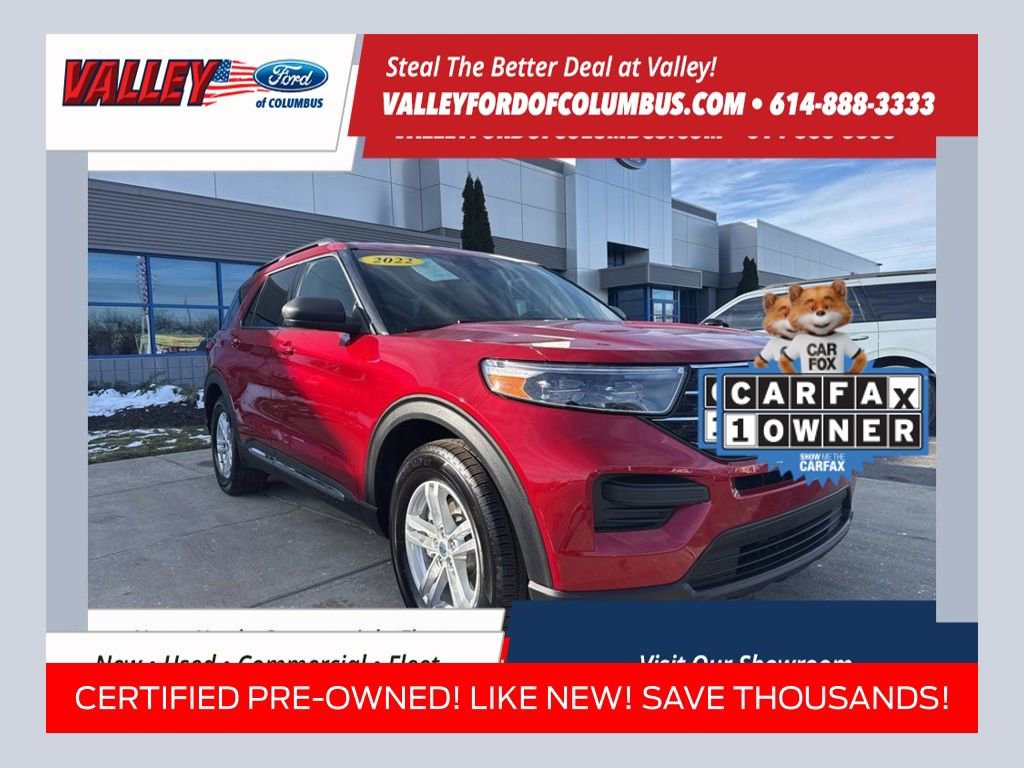 Certified 2022 Ford Explorer XLT