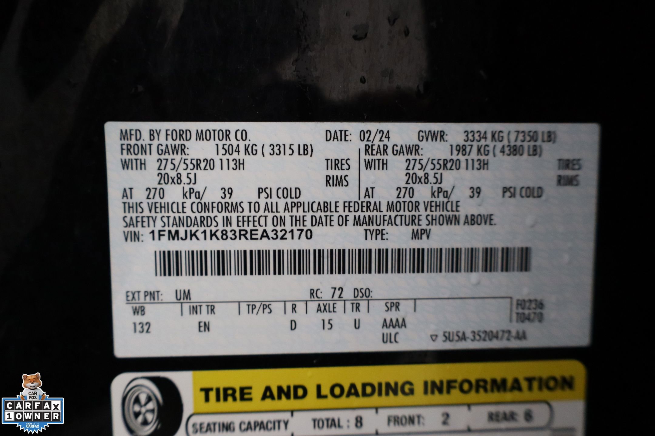 Certified 2024 Ford Expedition Max Limited RWD image 32