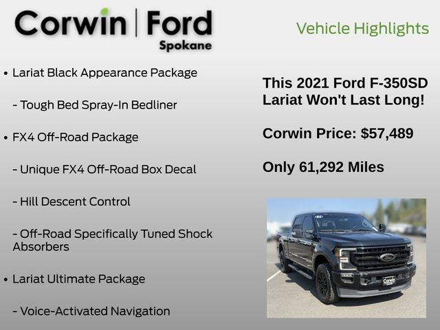 Certified 2021 Ford F350 Lariat AWD/4WD image 13