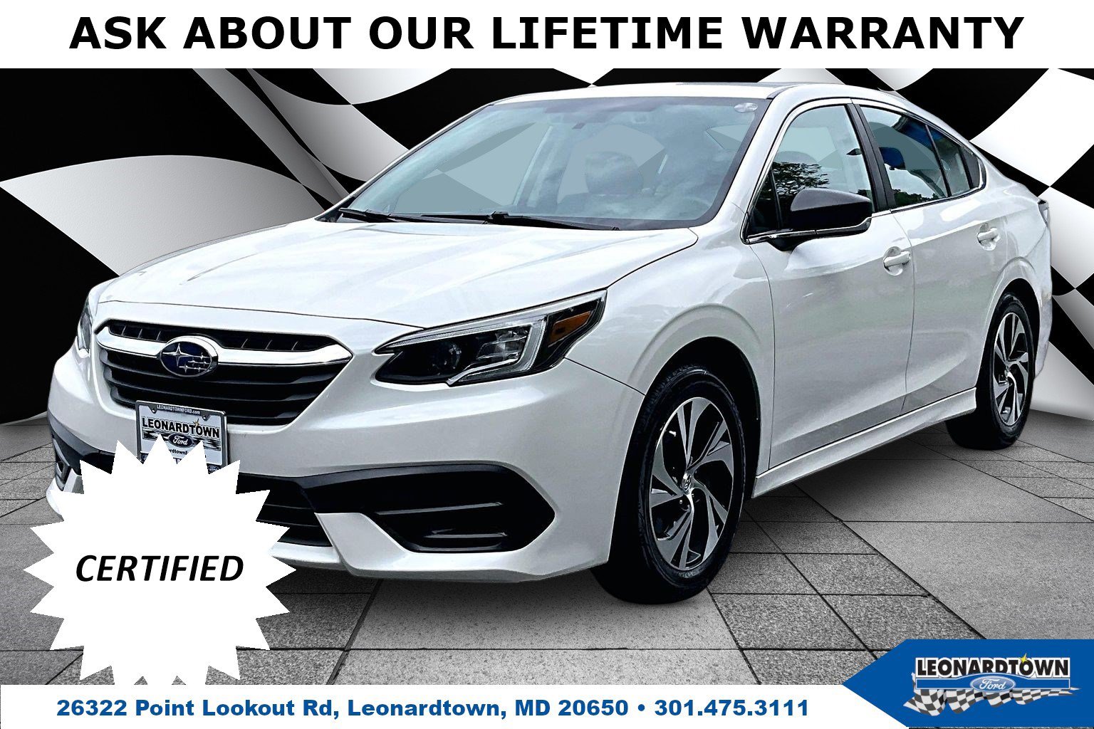 Used 2021 Subaru Legacy w/ Alloy Wheel Package AWD/4WD image 1