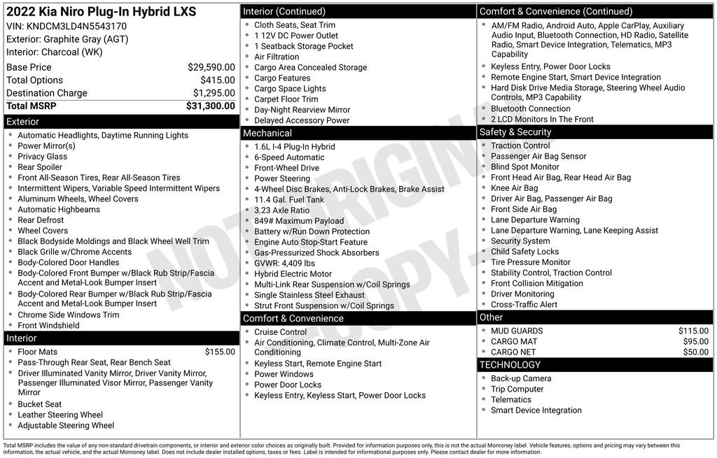 Used 2022 Kia Niro LXS image 34