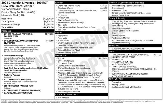 Used 2021 Chevrolet Silverado 1500 RST image 4