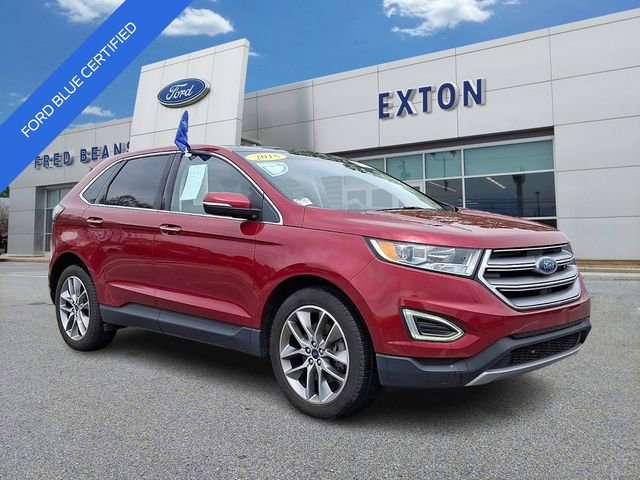 Certified 2018 Ford Edge Titanium w/ Equipment Group 301A AWD/4WD image 1