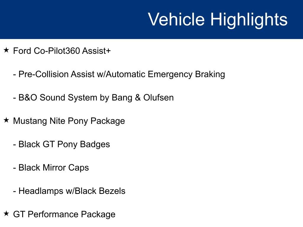 Certified 2024 Ford Mustang GT Premium w/ GT Performance Package image 20