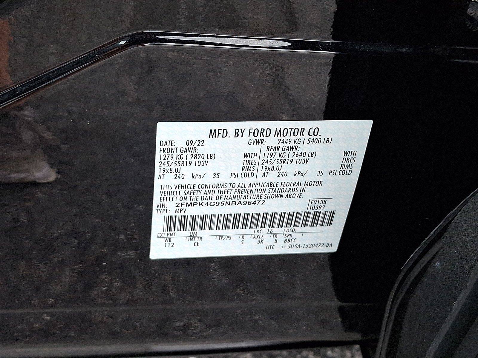 Certified 2022 Ford Edge SE w/ Black Appearance Package AWD/4WD image 25