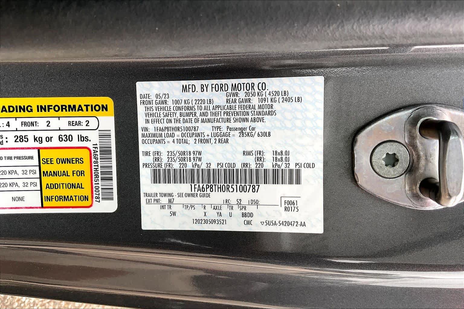 Certified 2024 Ford Mustang Premium RWD image 30