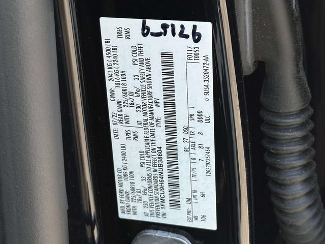 Certified 2022 Ford Escape SEL w/ Technology Package AWD/4WD image 12