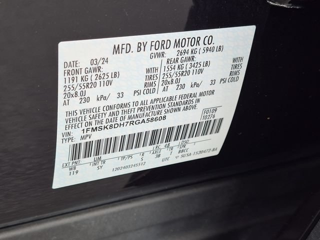 Certified 2024 Ford Explorer XLT w/ Equipment Group 202A AWD/4WD image 25