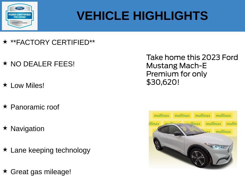 Certified 2023 Ford Mustang Mach-E Premium RWD image 11