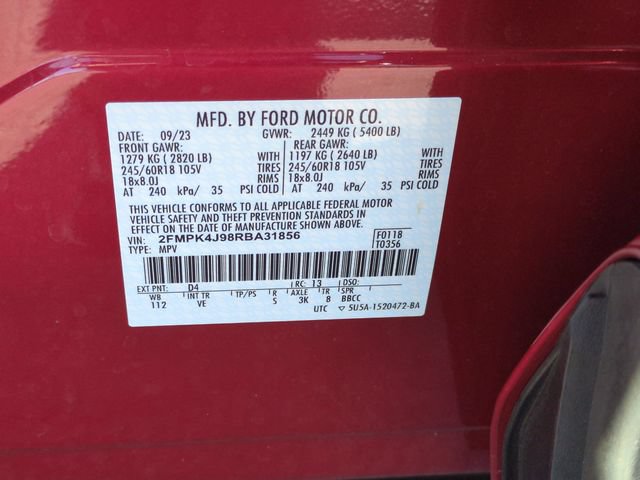 Certified 2024 Ford Edge SEL w/ Convenience Package AWD/4WD image 35