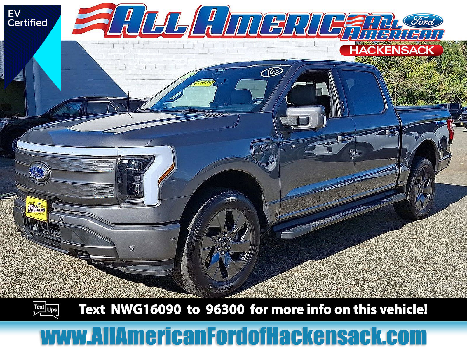 Certified 2022 Ford F150 Lightning Lariat