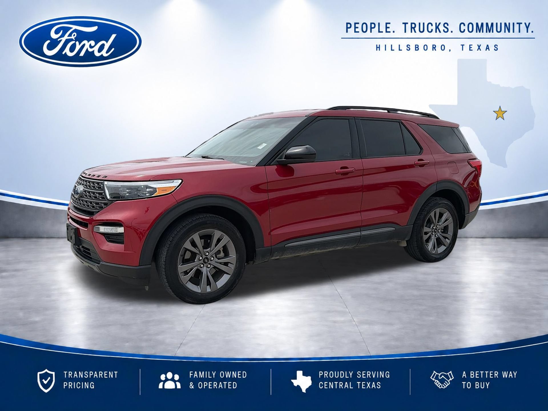 Certified 2022 Ford Explorer XLT w/ Equipment Group 202A AWD/4WD image 1