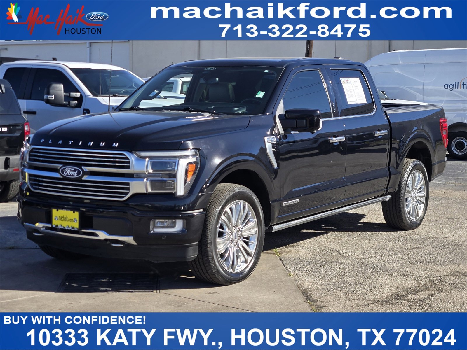 Certified 2024 Ford F150 Platinum w/ Equipment Group 703A Plus