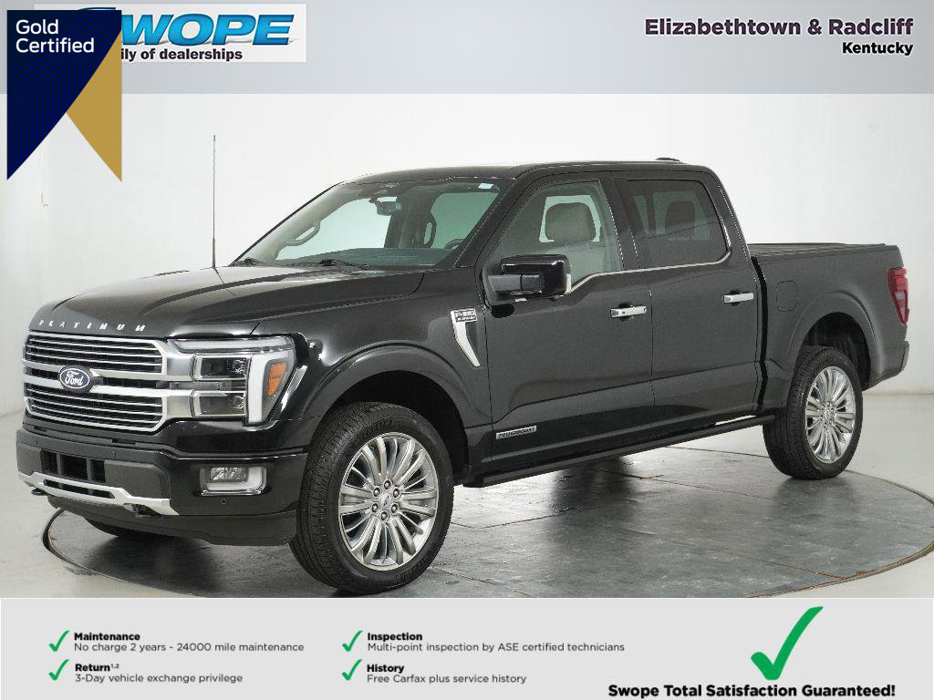 Certified 2025 Ford F150 Platinum w/ Equipment Group 703A Plus image 1