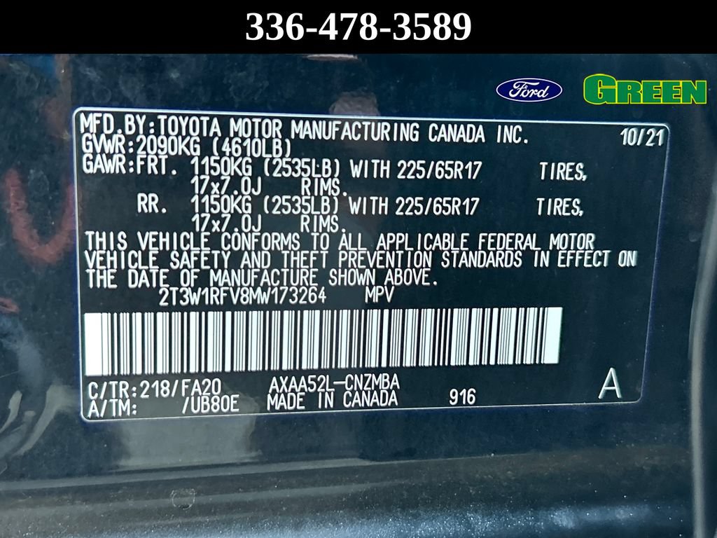 Used 2021 Toyota RAV4 XLE FWD image 15