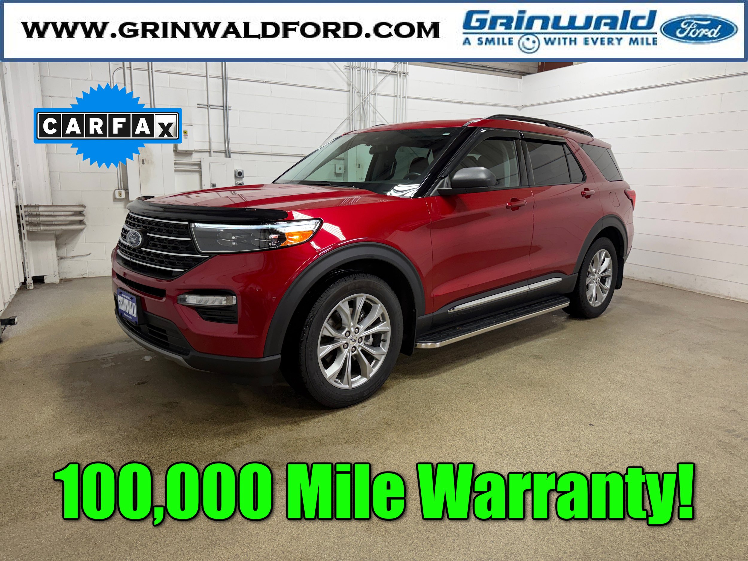 Certified 2021 Ford Explorer XLT w/ Equipment Group 202A AWD/4WD image 2