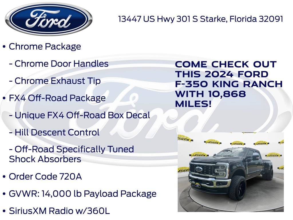 Certified 2024 Ford F350 King Ranch w/ Chrome Package AWD/4WD image 22