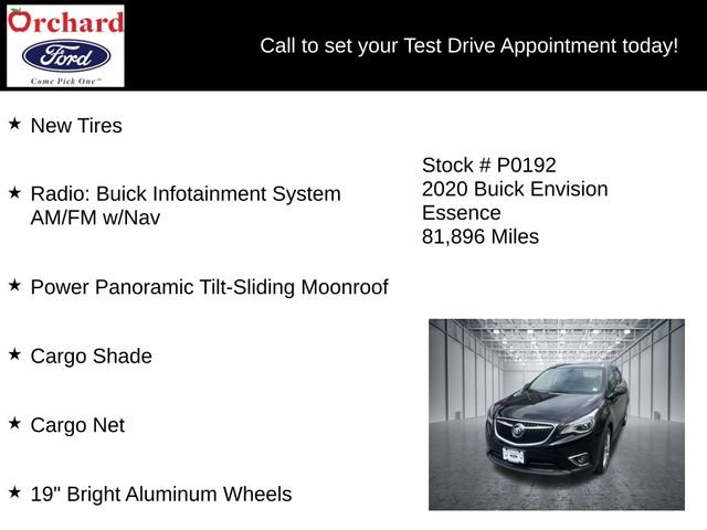 Used 2020 Buick Envision Essence w/ Experience Buick Package AWD/4WD image 13