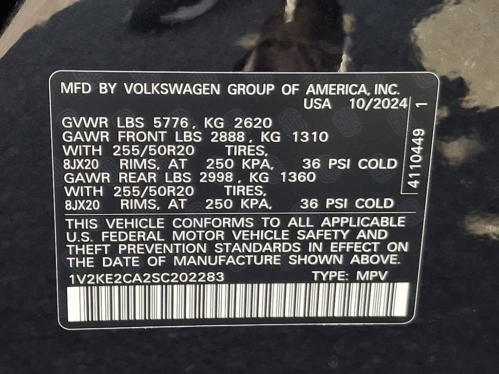 Used 2025 Volkswagen Atlas Cross Sport SE AWD/4WD image 27