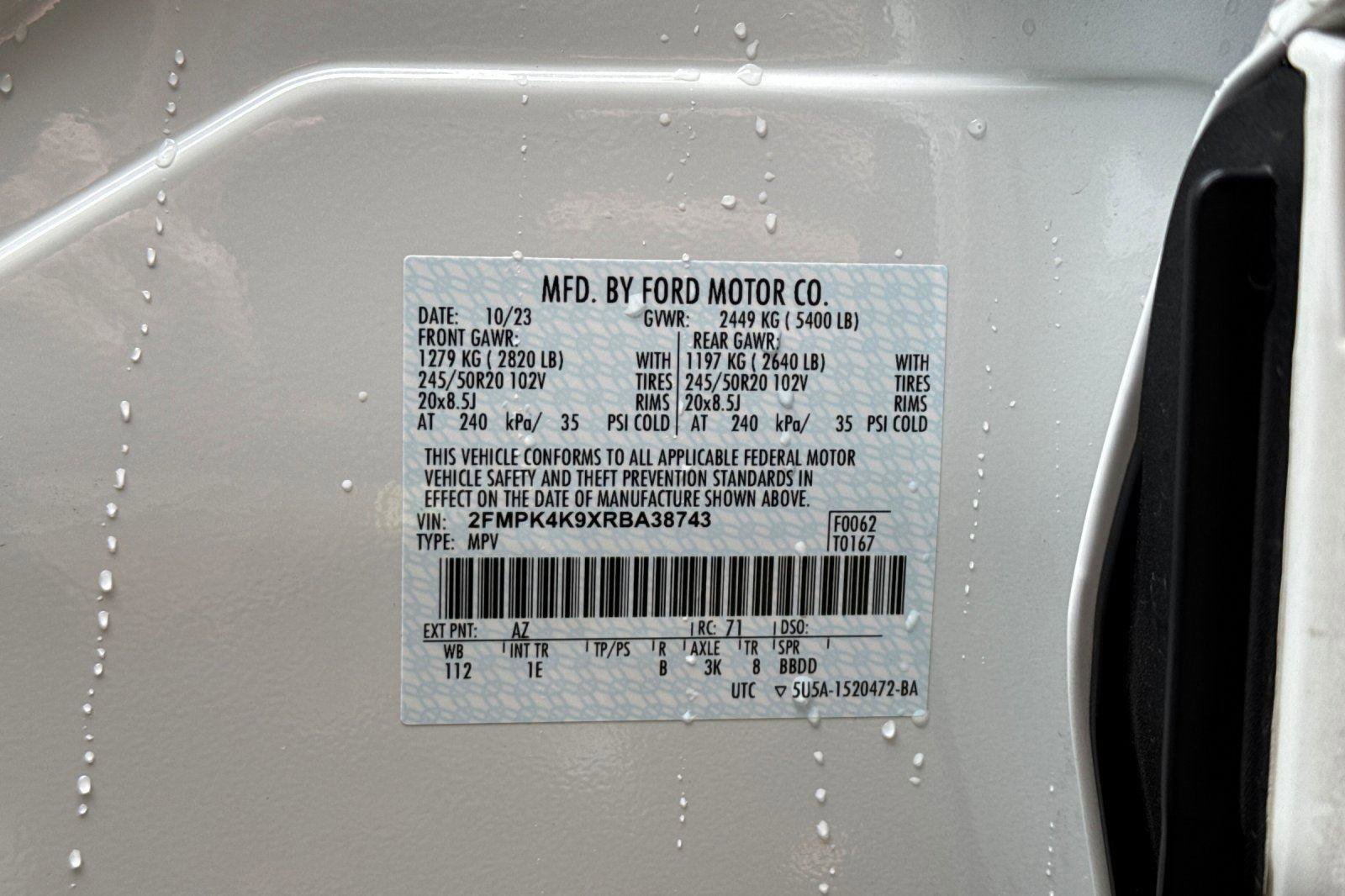 Certified 2024 Ford Edge Titanium w/ Titanium Elite Package image 23