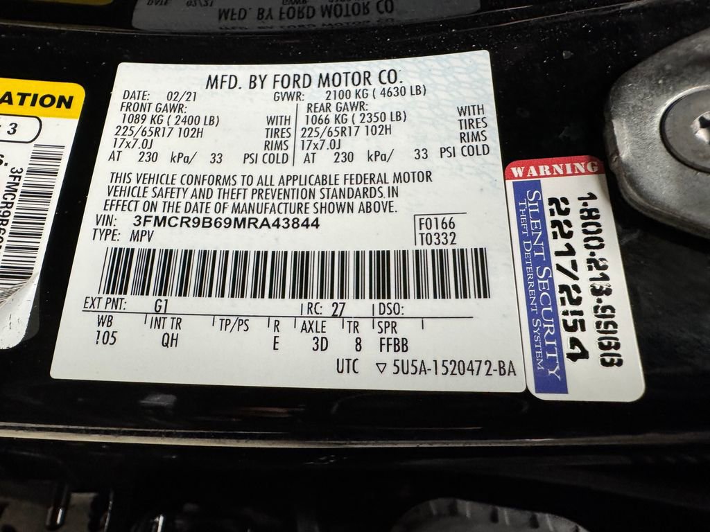 Certified 2021 Ford Bronco Sport Big Bend AWD/4WD image 31