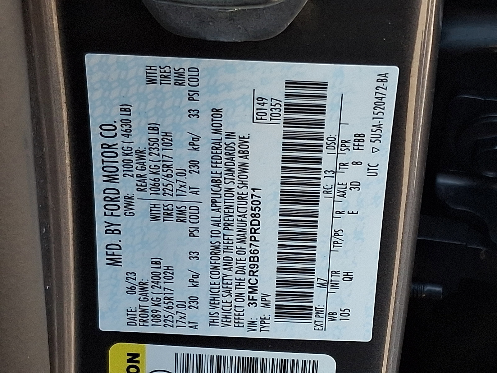 Certified 2023 Ford Bronco Sport Big Bend w/ Convenience Package image 27