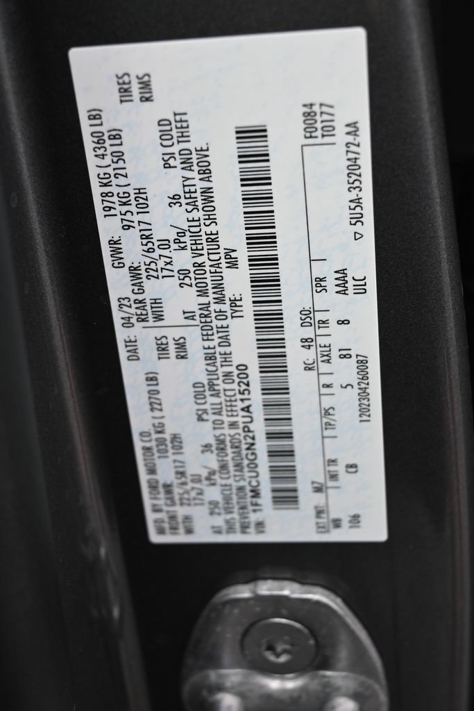 Certified 2023 Ford Escape Active w/ Tech Pack #1 FWD image 38