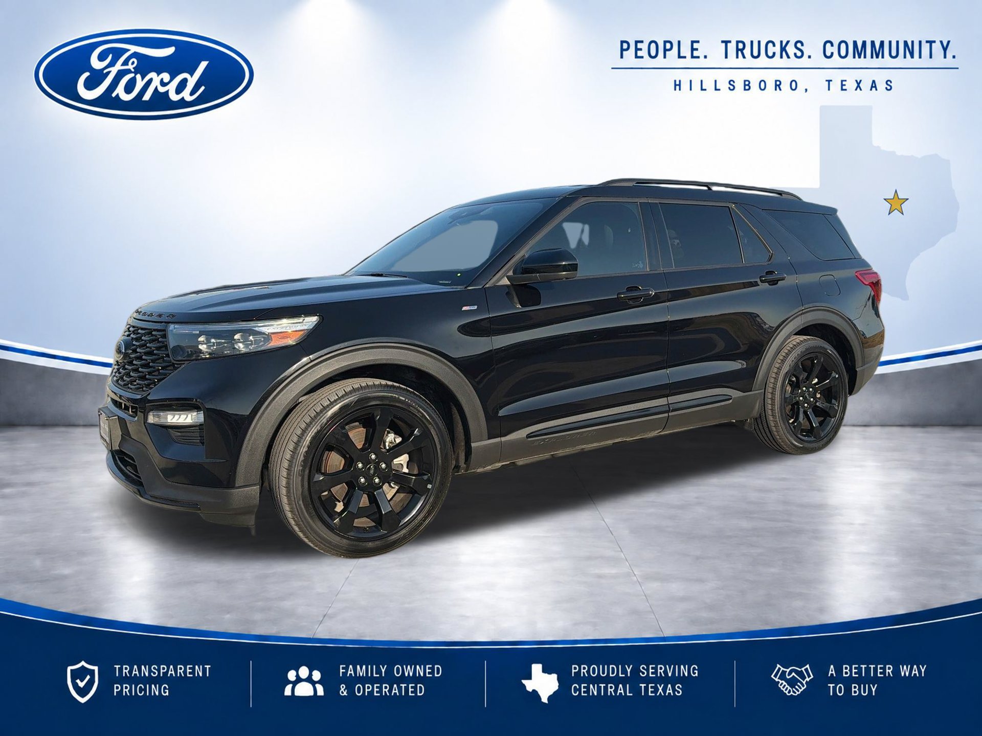 Certified 2023 Ford Explorer ST-Line w/ Class IV Trailer Tow Package RWD image 1