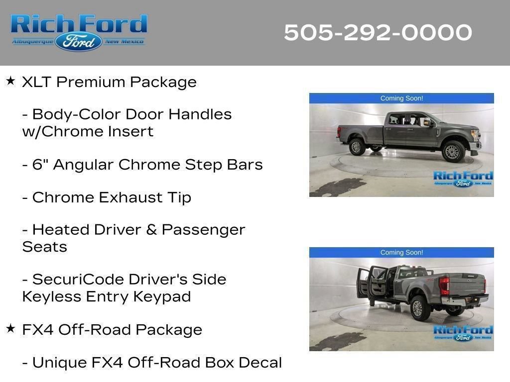 Certified 2021 Ford F250 XLT w/ XLT Premium Package AWD/4WD image 28
