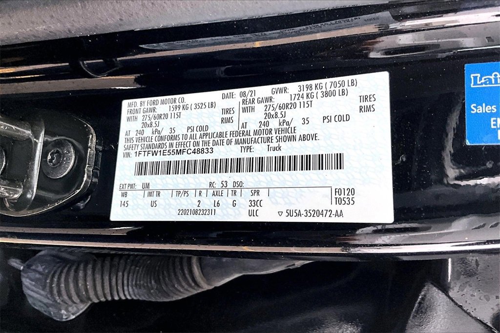 Certified 2021 Ford F150 XLT w/ Equipment Group 302A High image 36