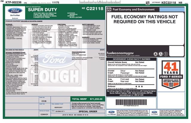 Certified 2019 Ford F250 Lariat w/ Lariat Ultimate Package AWD/4WD image 3